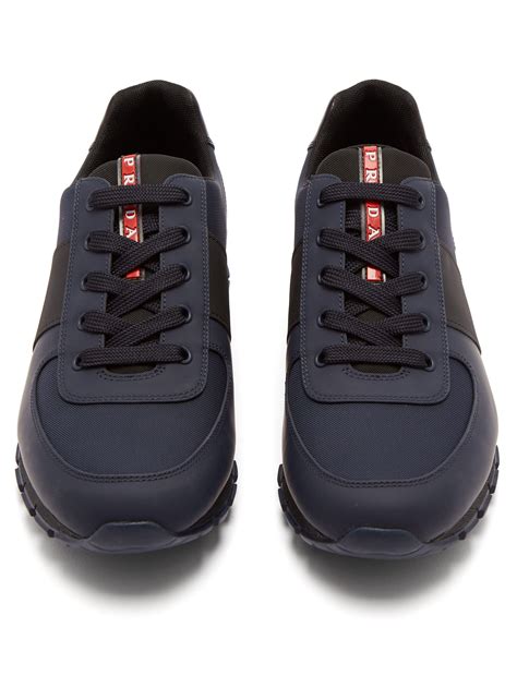 blue prada trainers|navy prada sneakers.